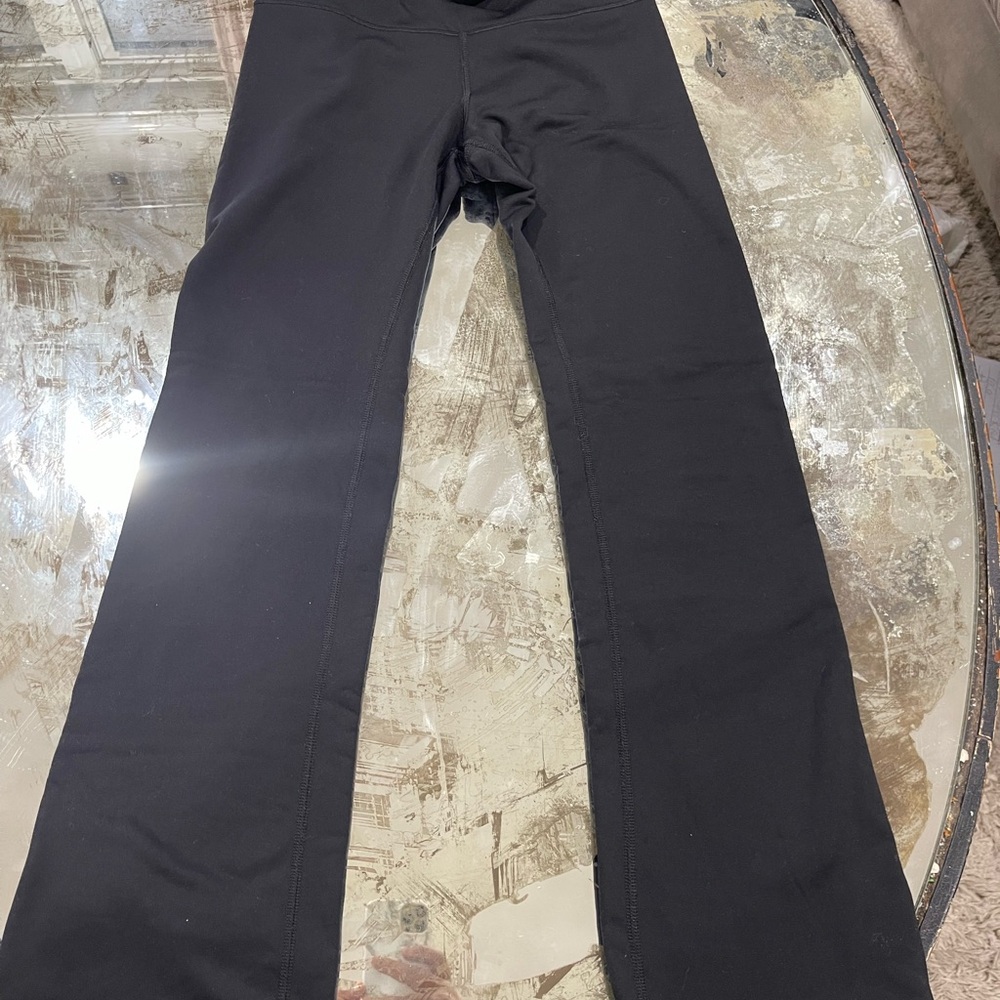 Athleta Black Fleece-lined Pants, Great condition, Sz S